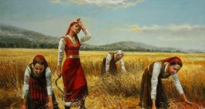 "Жетва е сега, пейте робини."